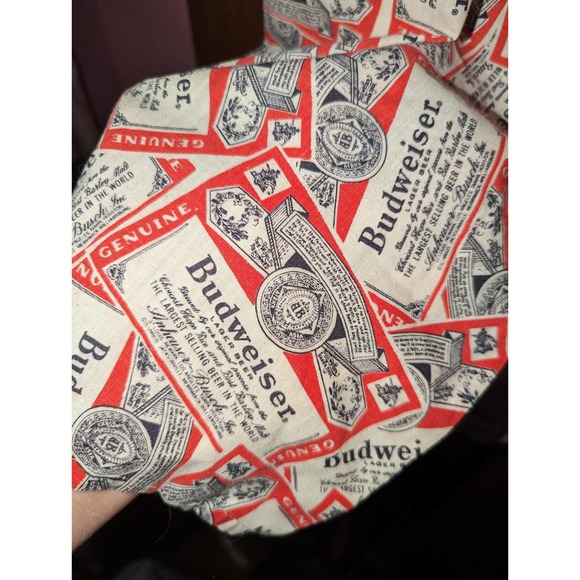 Vintage Button Down Budwiser Shirt - Picture 5 of 6